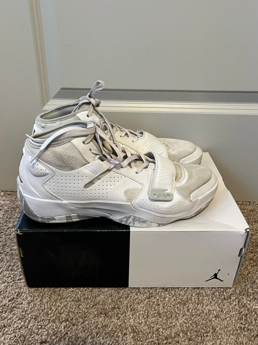 Air Jordan Zion 2 TB White Sneakers
